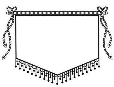 Traditional wedding toran ornament